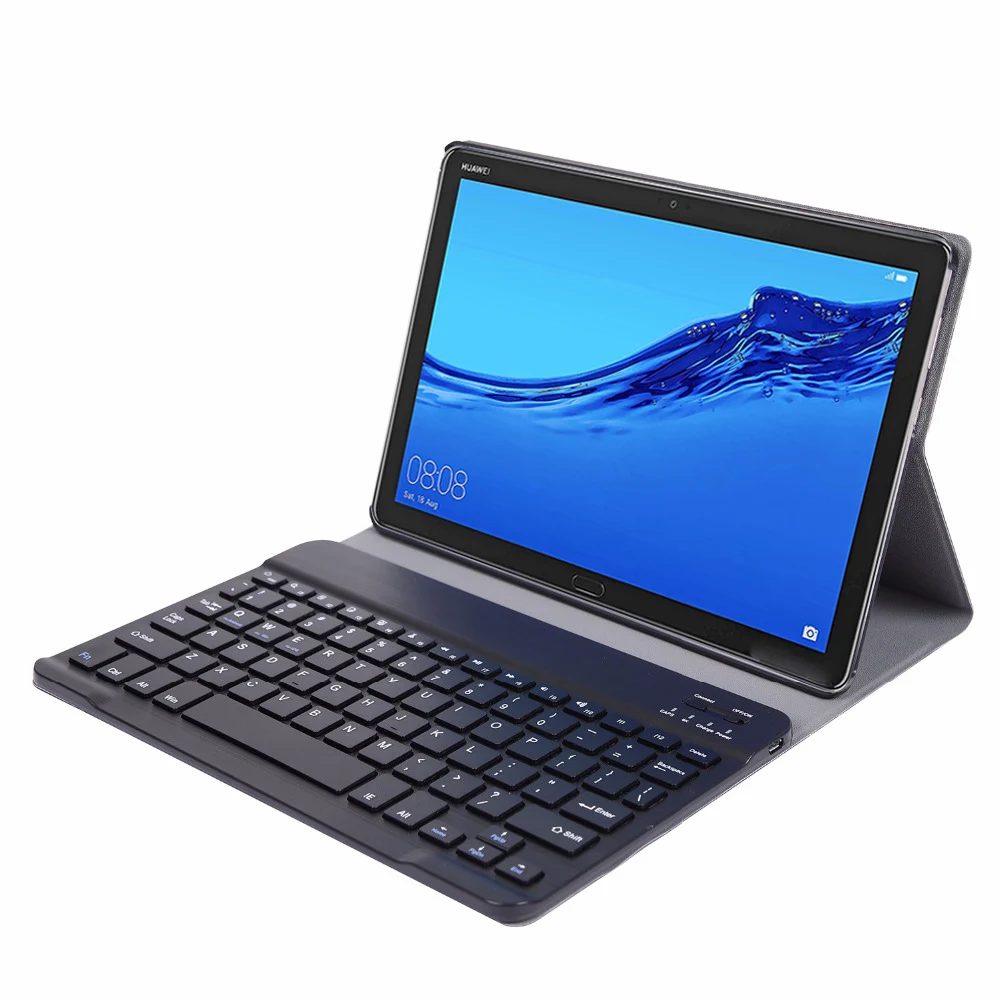 Чехол для Huawei M5 10 1 дюйма клавиатура планшета Bluetooth чехол Mediapad Lite искусственная