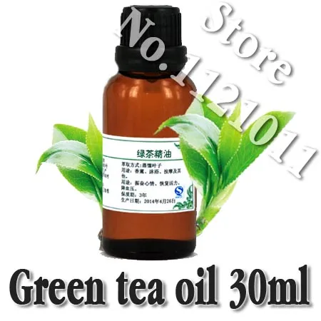 Бесплатная доставка 100% чистое растительное эфирное масло зеленого чая