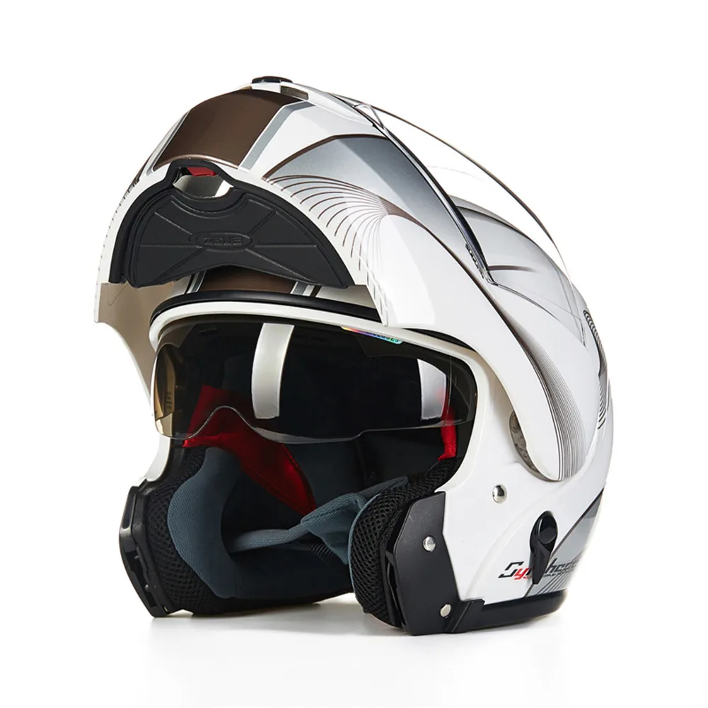 Модульный мотоциклетный шлем Filp Up с открытым лицом Capacete Da Motocicleta Cascos Para Moto Casque Kask
