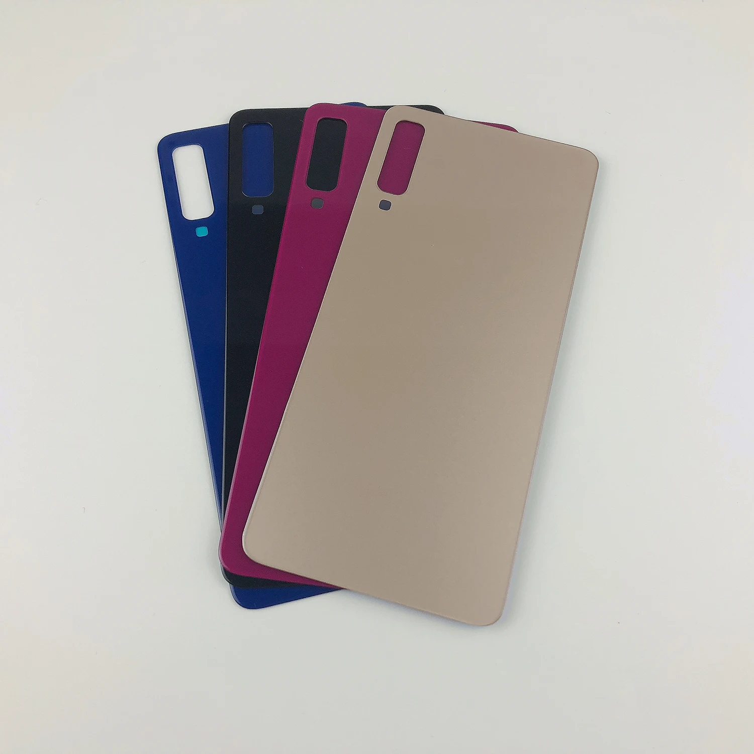 Для samsung Galaxy A7 A750 A750F стеклянная задняя крышка+ наклейка