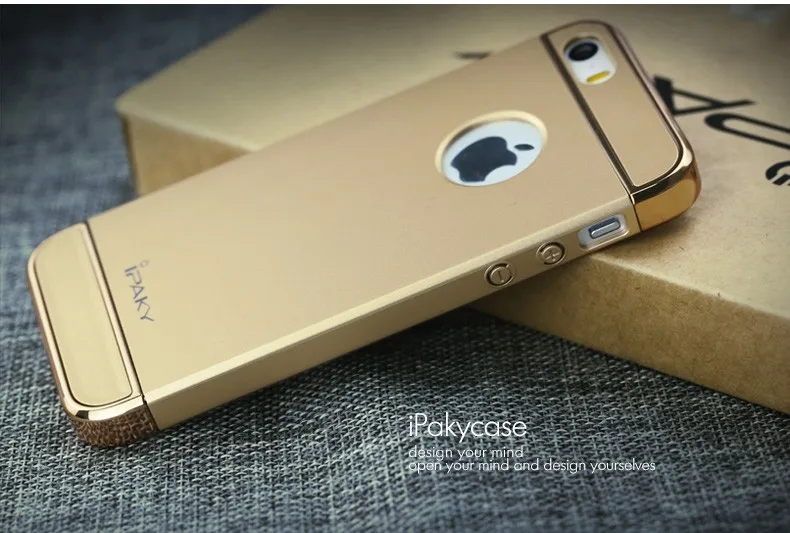 Новое поступление ipaky бренд Классический чехол для iphone SE для iphone 5s 3 в 1 дизайн роскошный чехол полное отслеживание