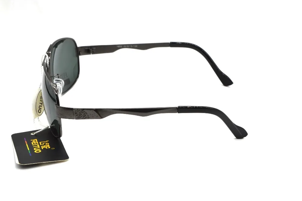 Мужские солнцезащитные очки для близорукости двойные волнистые мостики