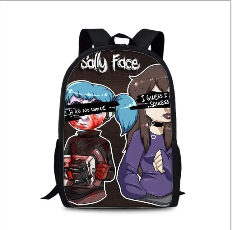 Sally Face игровой Галактический космический рюкзак модный для ноутбука Мультяшные