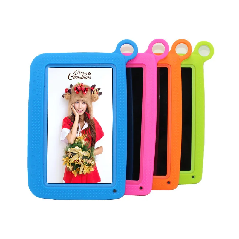 Детские планшеты Allwinner A33 512 МБ/8 ГБ 7 дюймов Android 4 g сенсор две камеры Wi Fi 1024*600