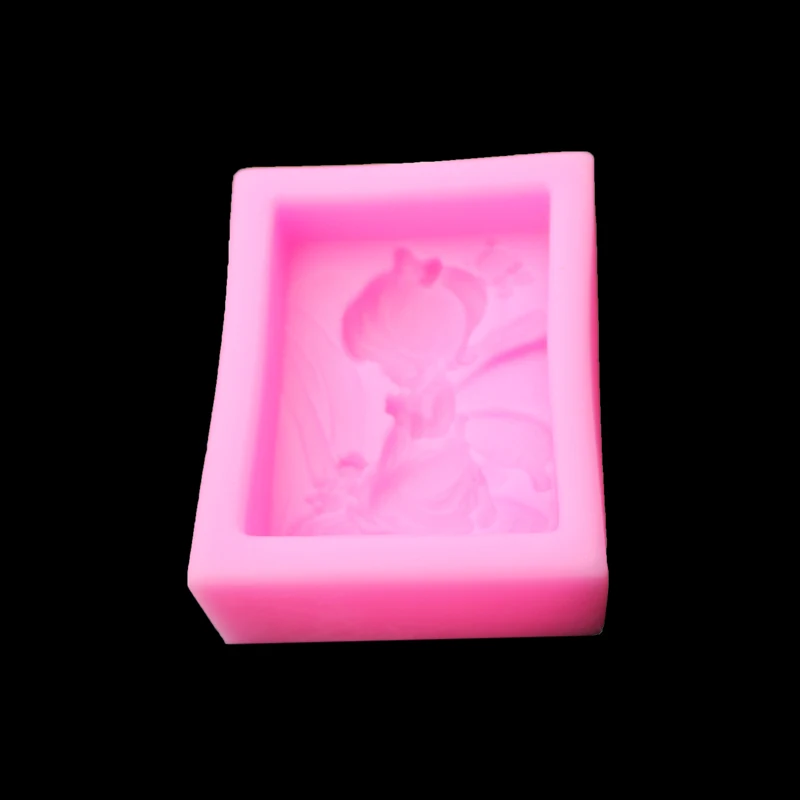 Силиконовая форма для девочки ангела ручная работа силиконовая выпечки модель