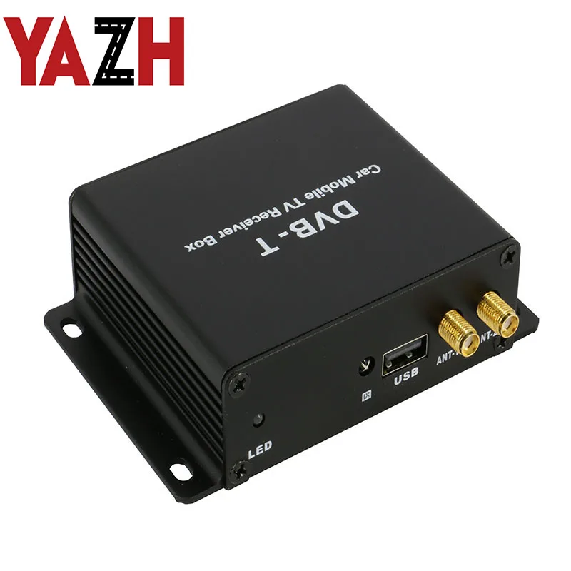 DVB-T HD/SD 2 антенны различные каналы Мобильная Автомобильная цифровая ТВ-приставка
