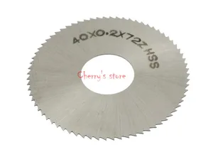 Дисковая пила HSS 72 зубья 40 мм x 0,2 мм x 13 мм, режущий станок серебристого цвета, 10 шт.лот