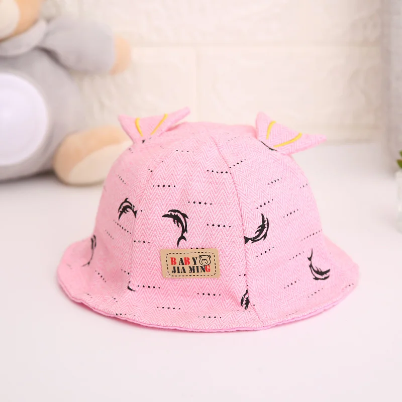 BNWIGE/Милая шляпа от солнца с маленьким дельфином Детские повседневные полосатые