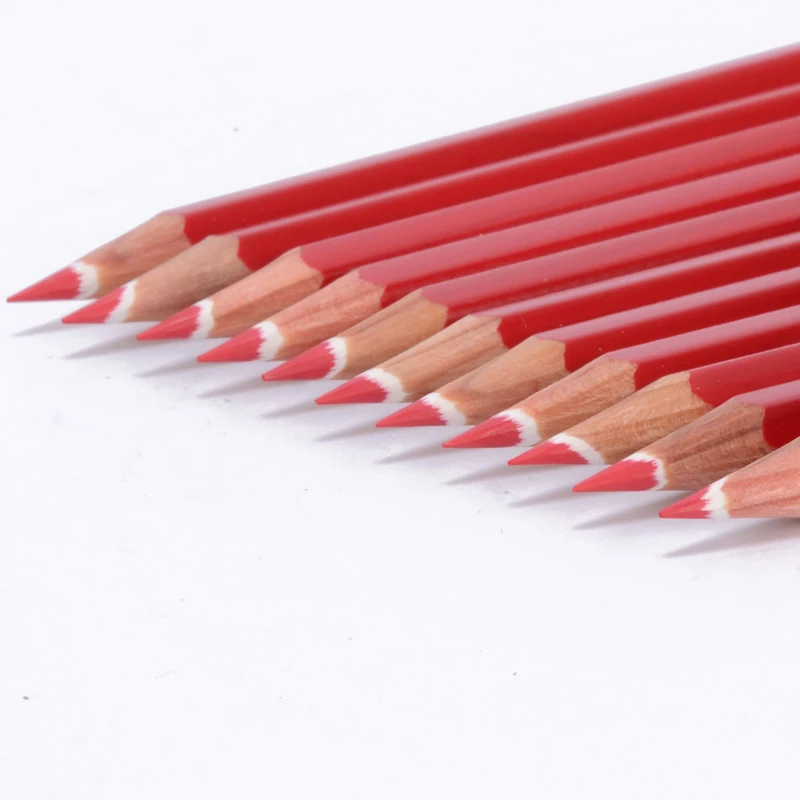 Деревянные цветные карандаши STAEDTLER синие красные стираемые офисные и