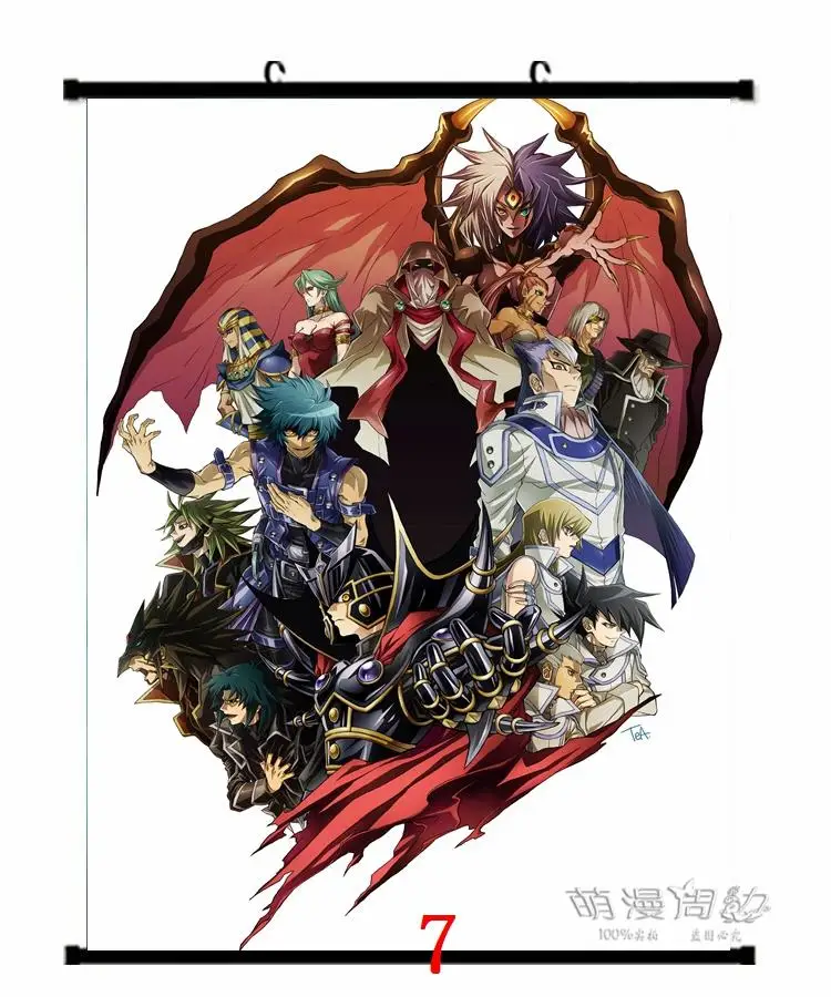 Японские декоративные аниме игры Yu Gi Oh! Постер настенный для украшения дома