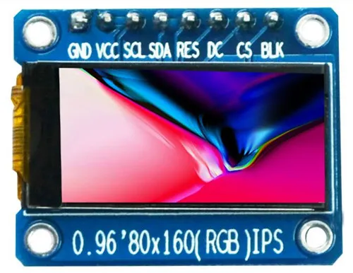 IPS 0 96 дюйма 7PIN SPI 65K HD Full Color модуль экрана TFT ST7735 Привод IC 80*160|Экраны| |