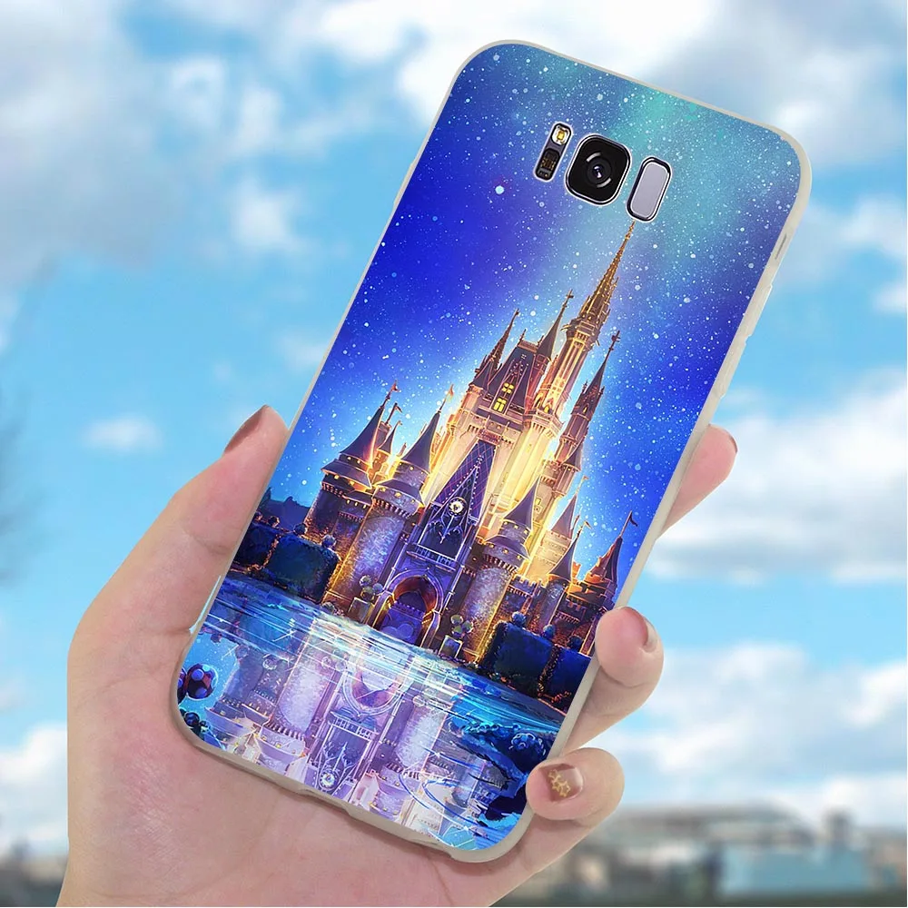 Мягкий чехол из ТПУ для телефона Samsung Galaxy A6 с замком Золушки A7 A5 A3 A8 A9 A10 A20 A30 A40 A50 A71