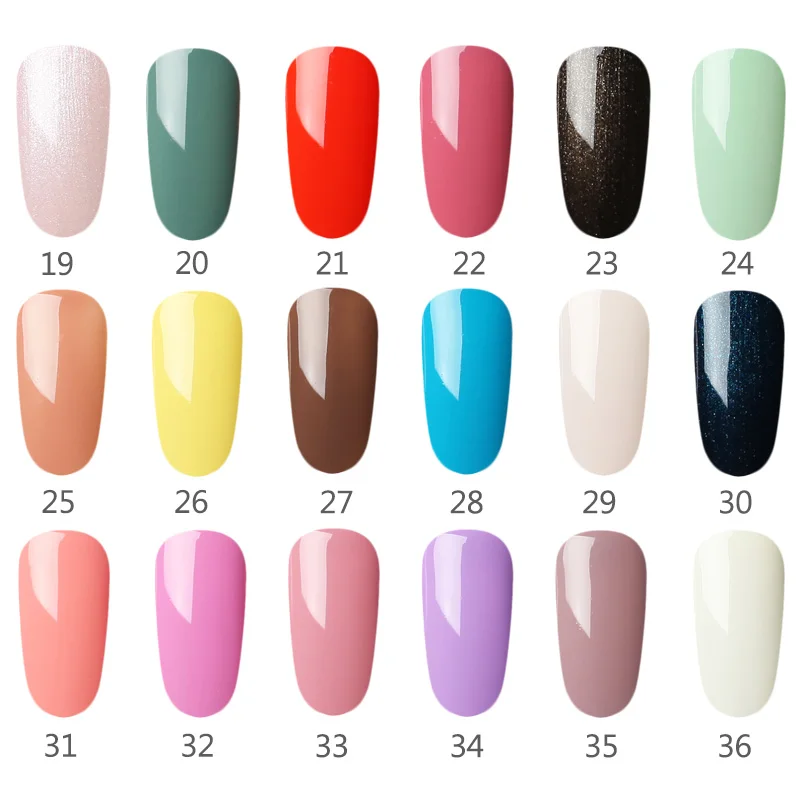 NAILWIND 7 мл Однотонная одежда гель лак для ногтей 01 30 УФ светодио дный Блестящий