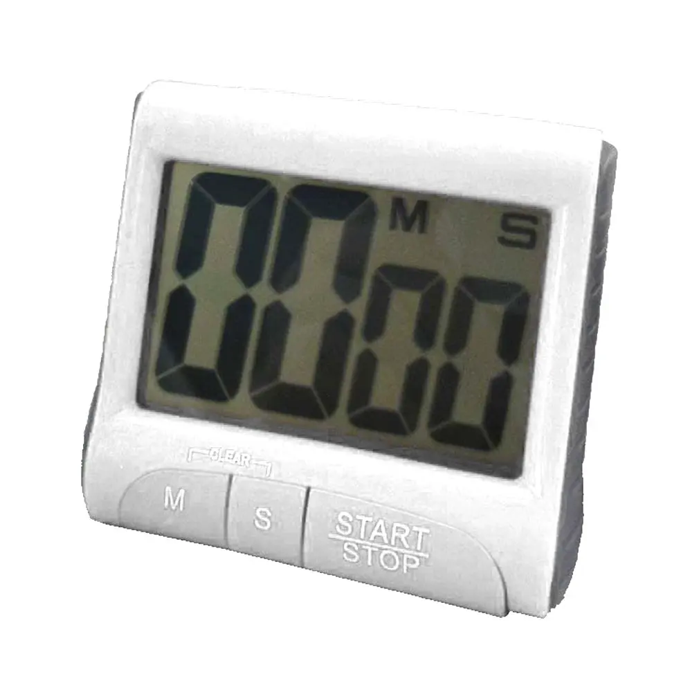 1 шт. супер предложение большой цифровой кухонный таймер с ЖК дисплеем счетные