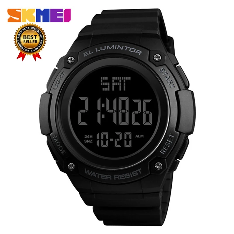 SKMEI 1346 аналоговые цифровые часы мужские спортивные наручные 5 АТМ