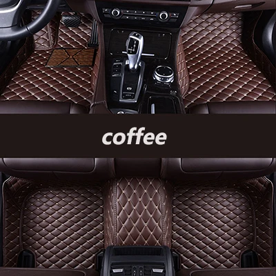 coffee Kalaisike пользовательские автомобильные коврики для Land Rover все модели Rover Range Evoque Sport freelander Discovery 3 4 5 авто Стайлинг - Название цвета: coffee