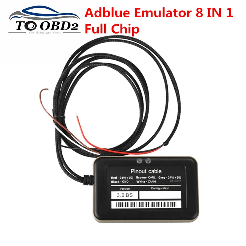 A ++ качество Поддержка euro 4 & 6 Профессиональный эмулятор AdBlue 8 в 1 V3.0 с датчиком NOx