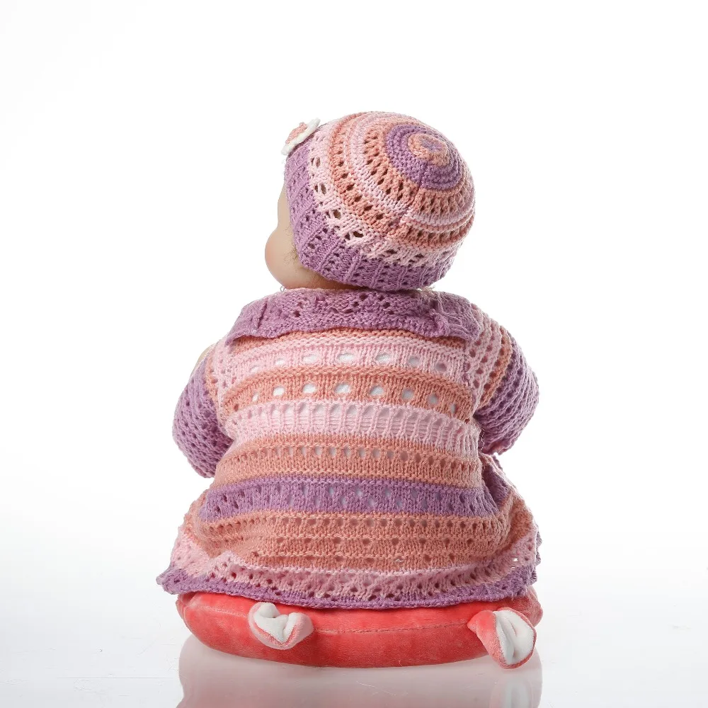 SanyDoll 17 дюймов 42 см силиконовые куклы для новорожденных Реалистичная кукла детей