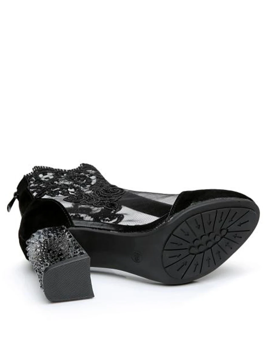 Женские ботинки из нубука на шнуровке с круглым носком|boot shoes|chunky heelsfashion boots |