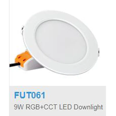 FUT061 9W milight FUT061 9 Вт RGB+ CCT светодиодный светильник с регулируемой яркостью ac220в встраиваемый светильник 2700K~ 6500K может удаляться/телефон/Голосовое управление Amazon - Испускаемый цвет: FUT061 9W