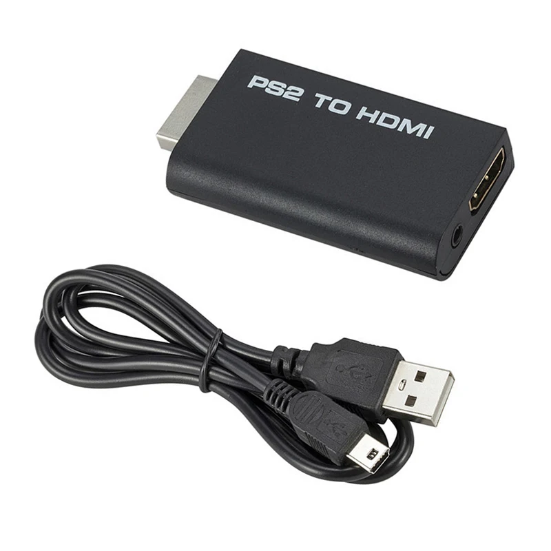 PS2 в HDMI видео конвертер адаптер с 3 5 мм аудио выход игры разъем для HDTV| |