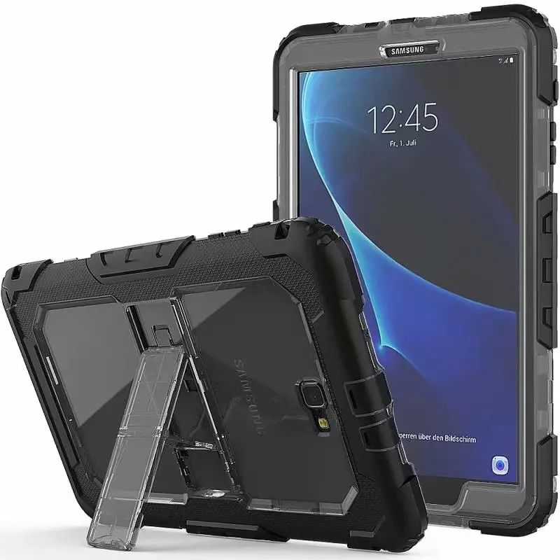 Kids Children Shockproof Case with strap Stand Cover for Samsung GALAXY Tab A 10.1 inch T580 T585 tablet silicon+PC shell +pen | Компьютеры