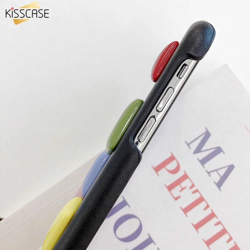 KISSCASE геометрический квадратный чехол для телефона iPhone 7 Plus X XR XS MAX TPU Чехлы задней