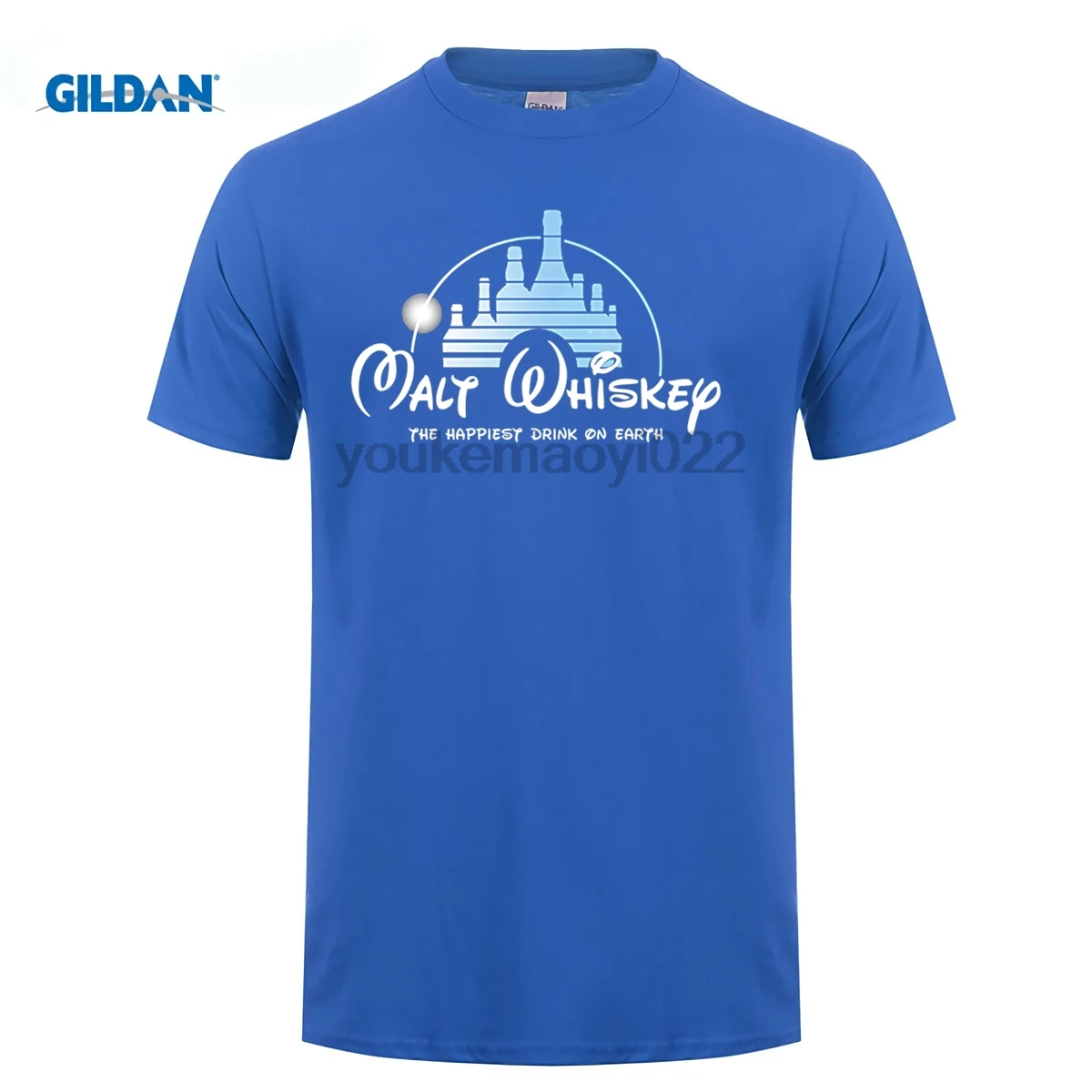 Виски футболка самая счастливая напиток на земле|Мужские футболки| |