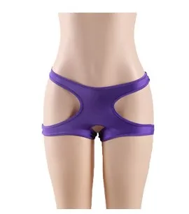 purple PK5016 Comeondear, сексуальные прозрачные трусики с вырезами, сексуальное женское нижнее белье, женские трусы размера плюс, женские трусы - Цвет: purple
