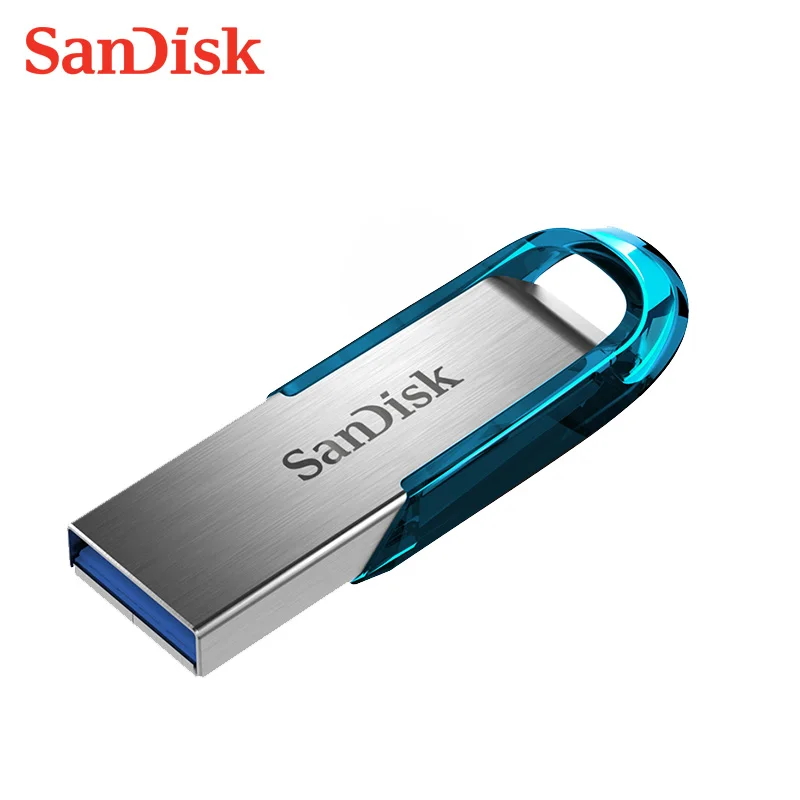 Двойной Флеш-накопитель SanDisk CZ73 USB3.0 флеш-накопитель 64 Гб оперативной памяти, 32 Гб встроенной памяти, супер Скорость USB флеш-накопитель читать Скорость до 150 МБ/с. USB3.0 флешки 16 Гб 130 МБ/с - Цвет: CZ73 blue