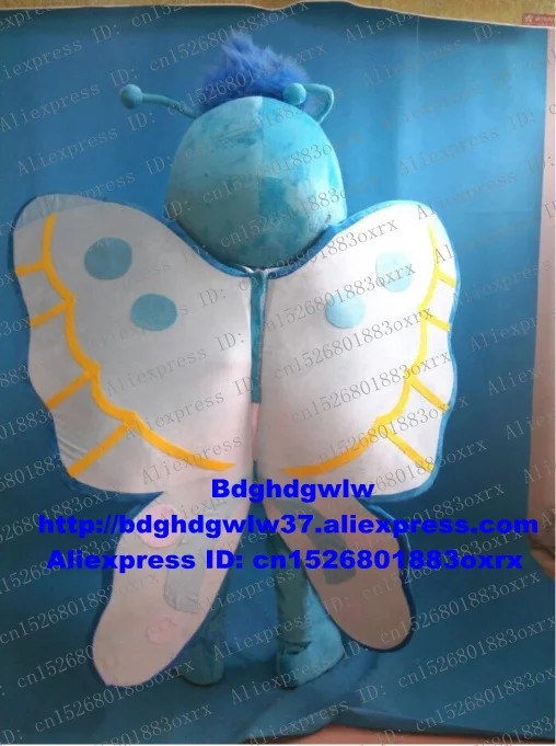 Костюм-талисман с синей бабочкой | Тематическая одежда и униформа