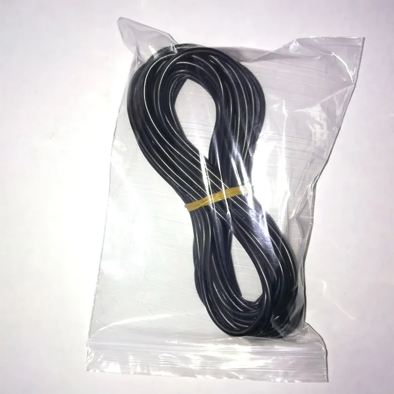 Горячая 2x3 м 18 Калибр AWG 18# силиконовый резиновый провод гибкий кабель красный и черный цвет
