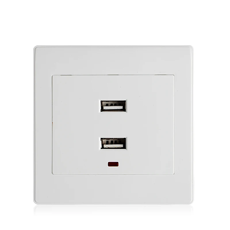 Новый двойной USB настенное зарядное устройство AC/DC адаптер питания штепсельная