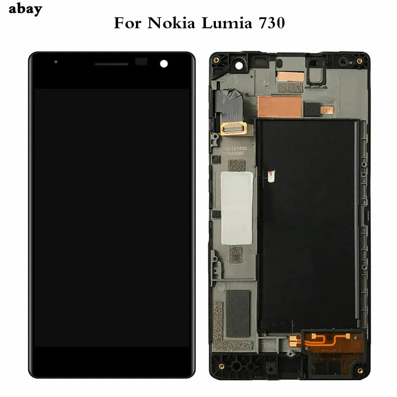 100% протестированный для Nokia Lumia 730 735 RM 1038 1039 LCD дисплей сенсорный экран дигитайзер