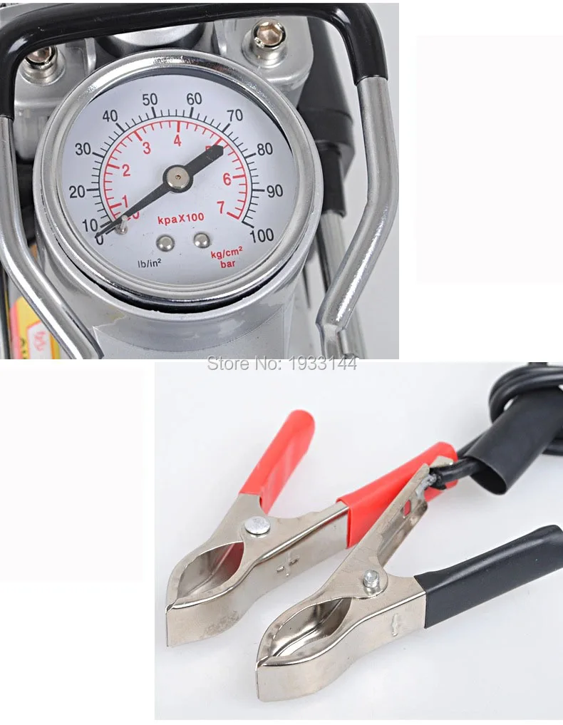 Мини портативный автомобильный воздушный компрессор электрический насос для