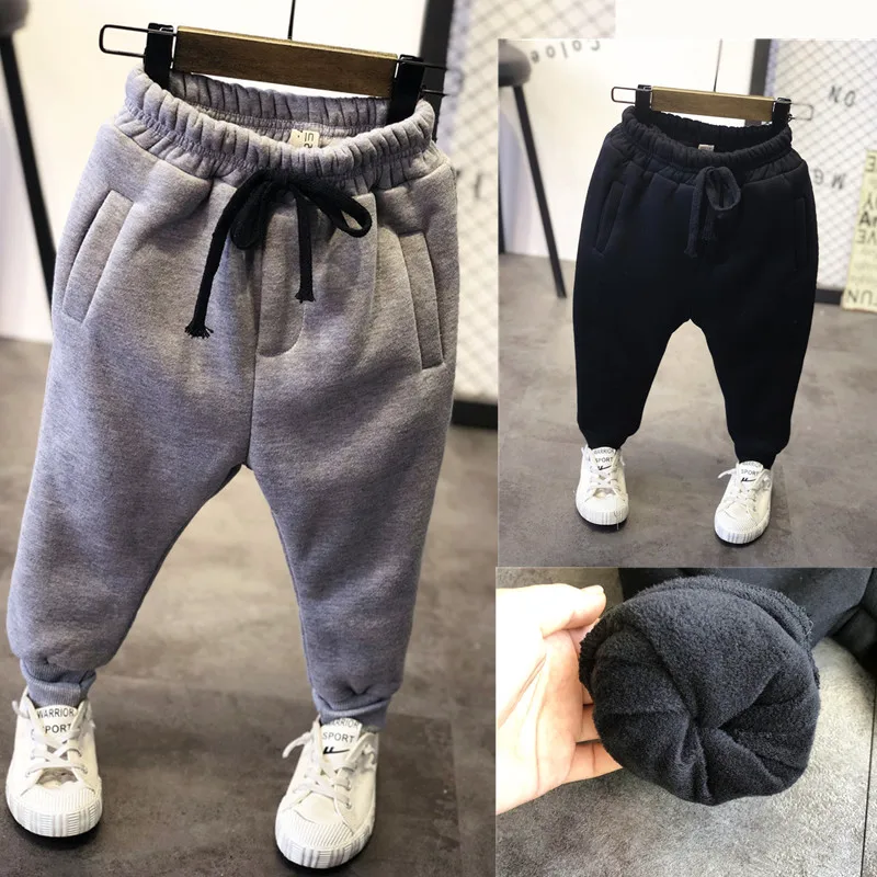 Оптовая продажа детская одежда зимние брюки для мальчиков с флисовой подкладкой