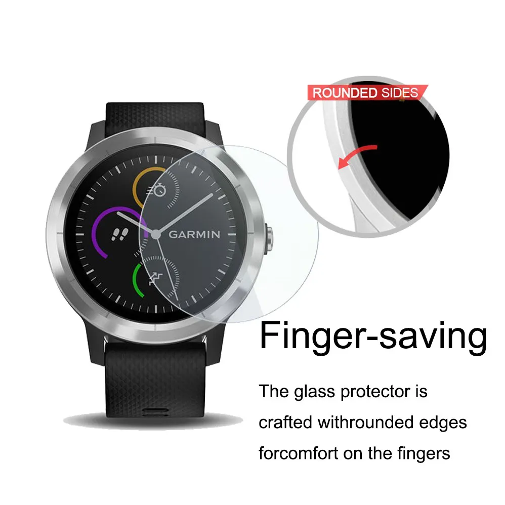 3 шт./лот для Garmin Vivoactive полное покрытие закаленное стекло защита экрана ультра