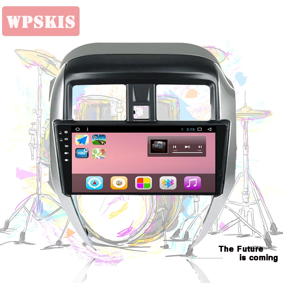 Автомобильный gps навигатор для NISSAN Sunny Almera 2014 2015 2016 2017 2018 автомобильный