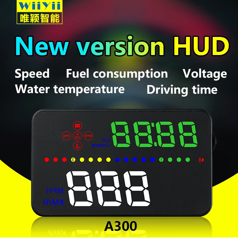 Автомобильный проектор на лобовое стекло A300 3 5 дюйма HD цифровой система