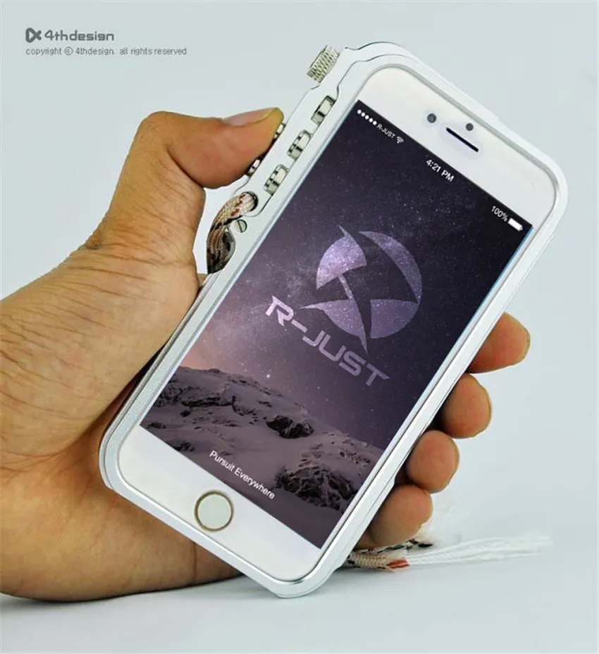 Металлический бампер для iPhone 7, 8 Plus, iPhone x, xs, max, чехол на руку, авиационный алюминиевый бампер, чехол для телефона, тактическая версия