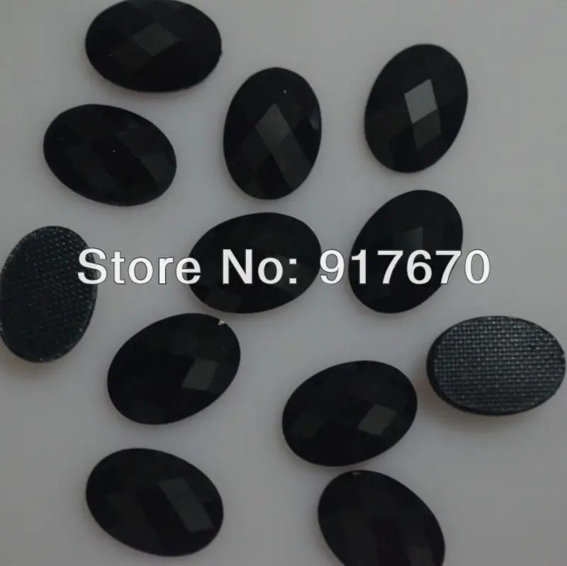 Горячая фиксация с помощью смолы Стразы кабошон овальный 10*14 мм дешевый
