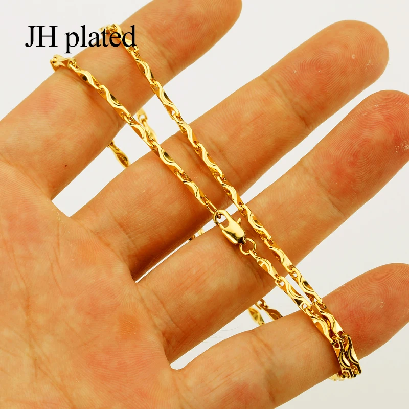 JHplated 2019 модное эфиопское ожерелье для женщин золотой цвет африканская цепь