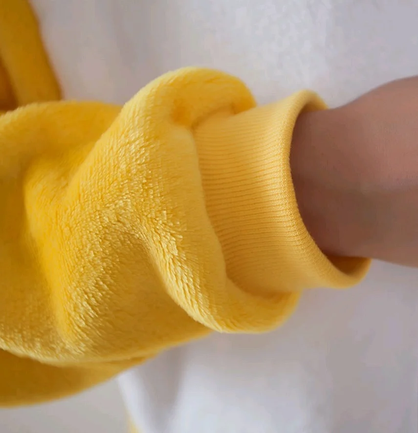 

Women Men Yellow Duck Kigurumi Pajamas Onesie Adult Cartoon Animal Cosplay Costume Homewear Halloween Christmas Hooded