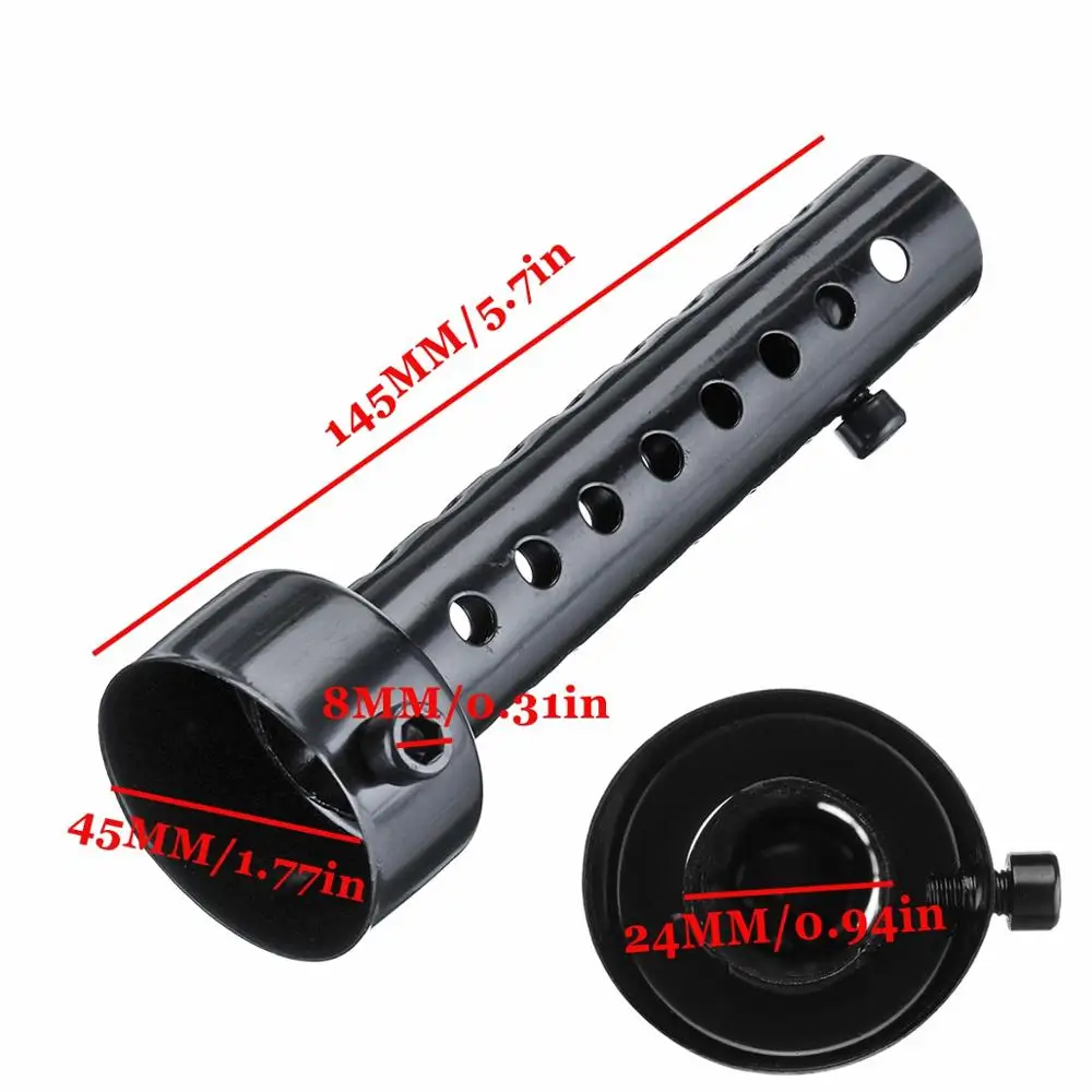 Long 45mm Мотоцикл может дБ убийца глушитель Шум звук Eliminator выхлоп Регулируемый глушитель 35 мм/42 мм/45 мм/48 мм/60 мм - Цвет: Long 45mm