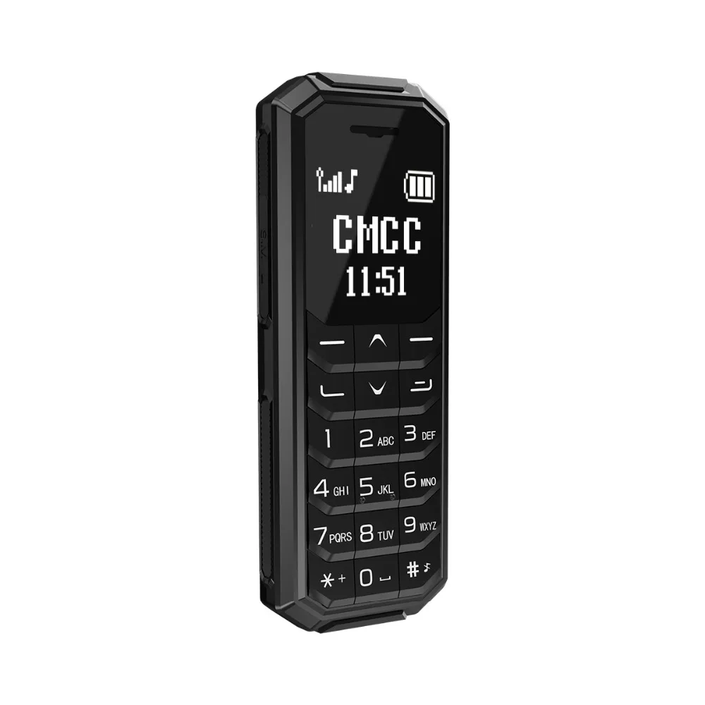 Мини bluetooth dialer мобильный телефон Fsmart KK1 KK2 0,66 дюймовый маленький экран Celular magic voice изменить мобильный телефон русская клавиатура