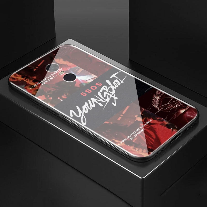 Lavaza 5sos секунды лета закаленное стекло ТПУ чехол для Redmi Note 4X 5 6 6A 7 Pocophone F1 |