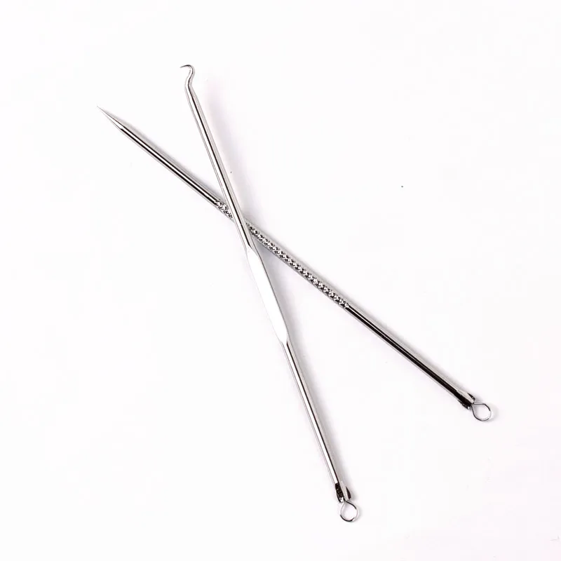 5 шт. иглы для удаления угрей и маленький инструмент акне из нержавеющей стали