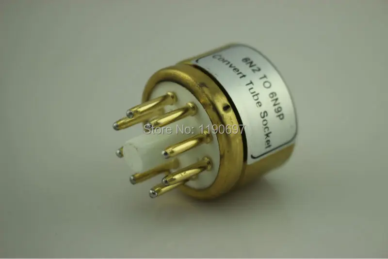 1 шт. 6N2 (сверху) на 6N9P (снизу) 9-контактная 8-контактная трубка DIY фотоадаптер