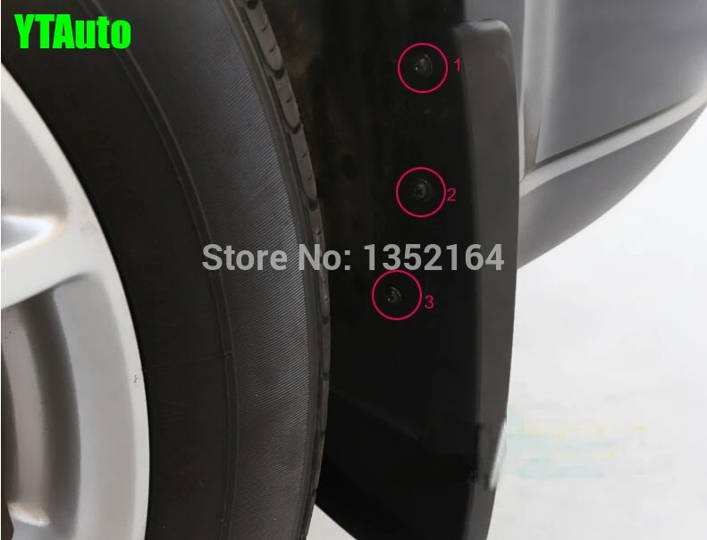 Авто брызговик для Dodge Journey 2013, pp, 4 шт./компл