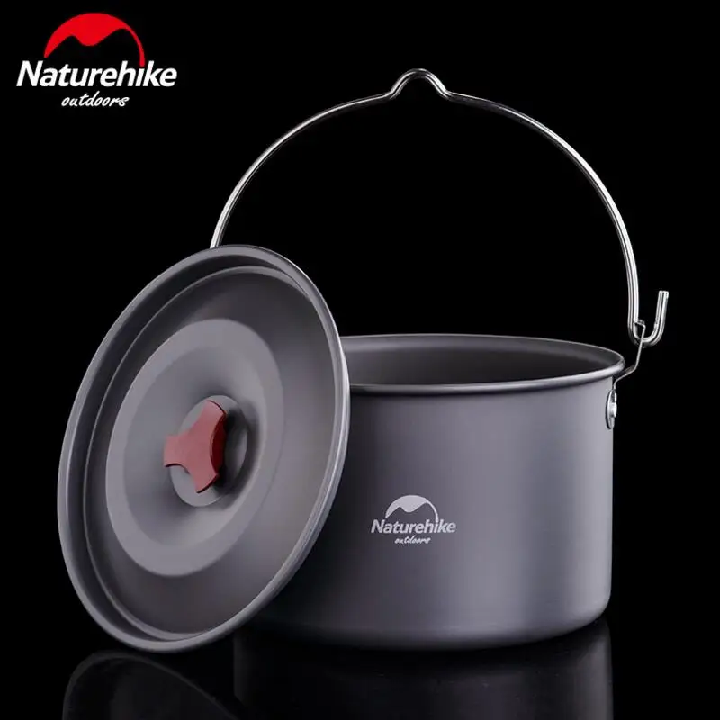 Naturehike Ультралегкая посуда для походов, походов, пикников, кастрюль для 4-6 человек, походные кастрюли для приготовления пищи